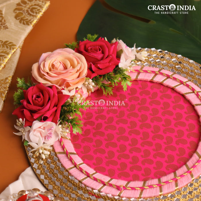 CRASTO INDIA HANDCRAFTED FESTIVE ENGAGEMENT RING PLATTER #2