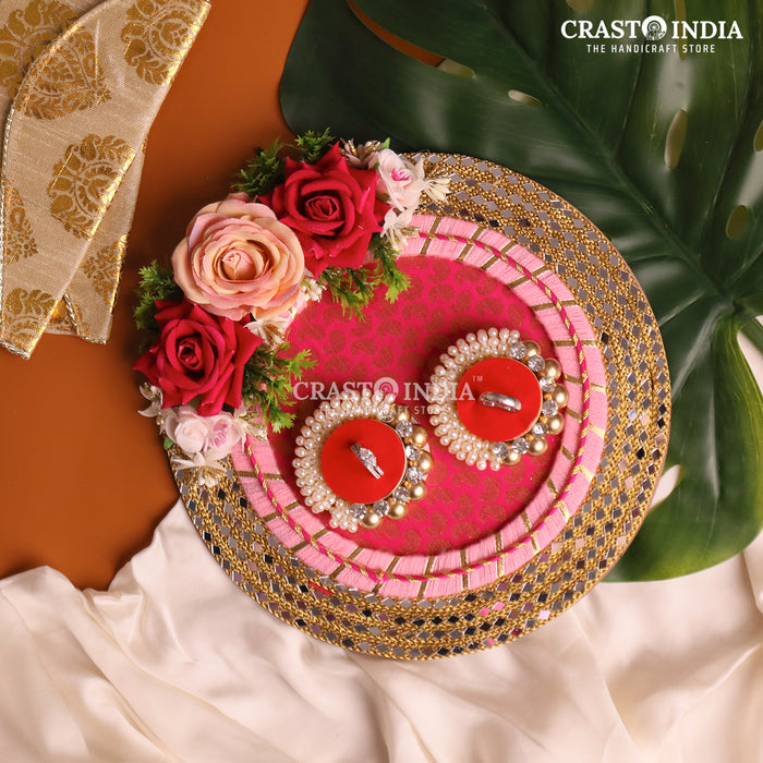 CRASTO INDIA HANDCRAFTED FESTIVE ENGAGEMENT RING PLATTER #2