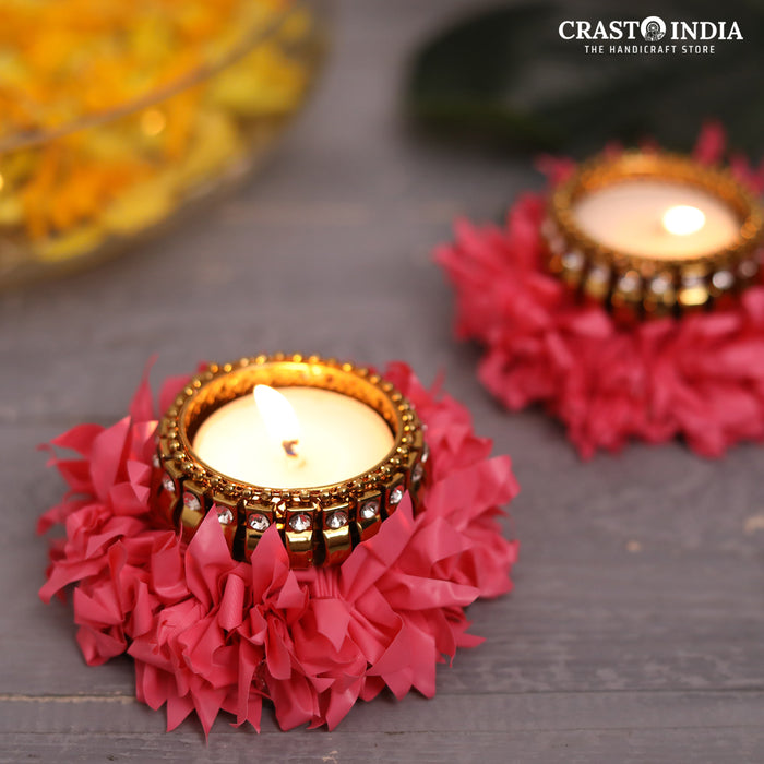 CRASTO INDIA HANDCRAFTED FESTIVE DIYA #28 (PAIR)