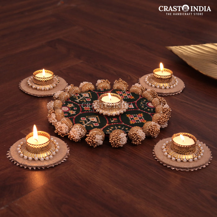 CRASTO INDIA HANDCRAFTED FESTIVE RANGOLI #33 - REVERSIBLE