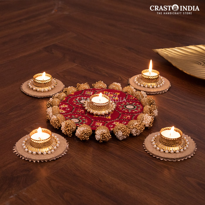 CRASTO INDIA HANDCRAFTED FESTIVE RANGOLI #33 - REVERSIBLE