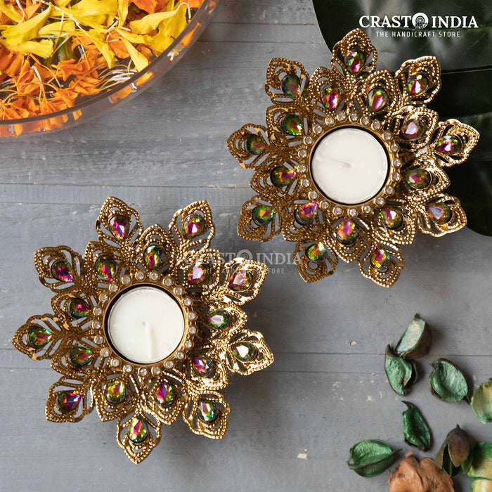 CRASTO INDIA HANDCRAFTED FESTIVE DIYA #9 (PAIR)