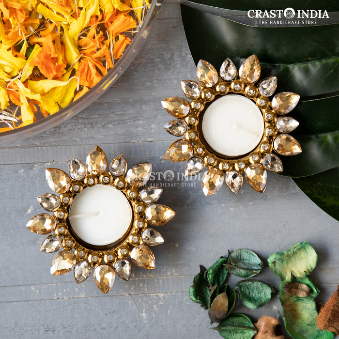 CRASTO INDIA HANDCRAFTED FESTIVE DIYA #20 (PAIR)