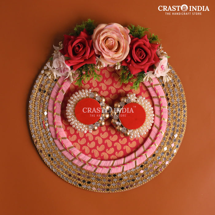 CRASTO INDIA HANDCRAFTED FESTIVE ENGAGEMENT RING PLATTER #2