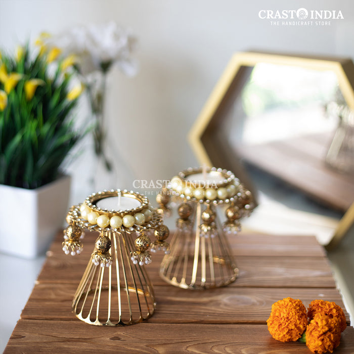 CRASTO INDIA HANDCRAFTED FESTIVE DIYA #4 (PAIR)