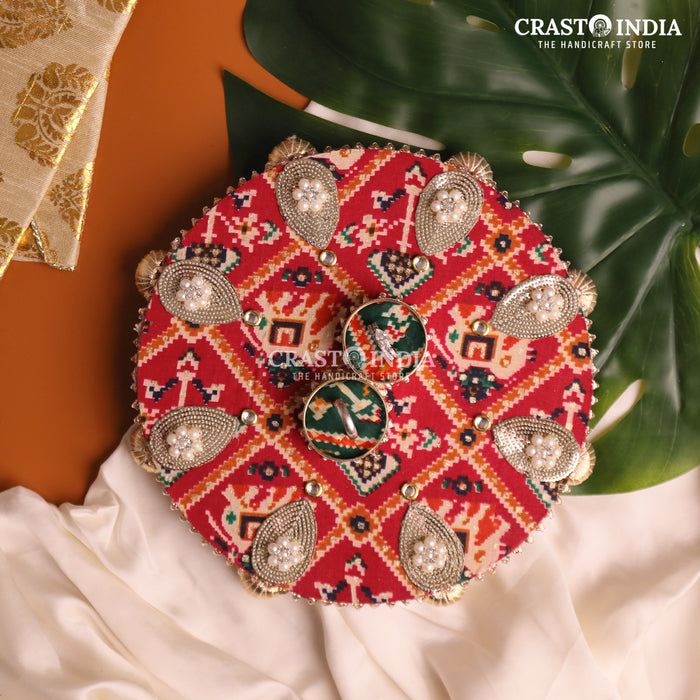 CRASTO INDIA HANDCRAFTED FESTIVE ENGAGEMENT RING PLATTER #7