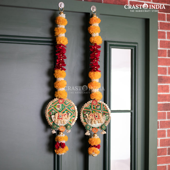 CRASTO INDIA HANDCRAFTED FESTIVE SIDE-HANGINGS #7 (PAIR)