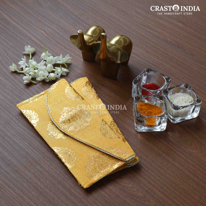 CRASTO INDIA HANDCRAFTED BUTTA PRINT ENVELOPES (PACK OF 5)