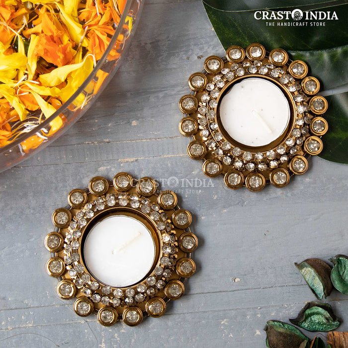 CRASTO INDIA HANDCRAFTED FESTIVE DIYA #18 (PAIR)