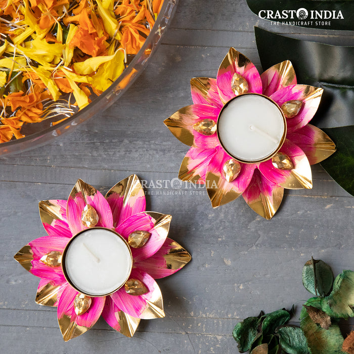 CRASTO INDIA HANDCRAFTED FESTIVE DIYA #8 (PAIR)