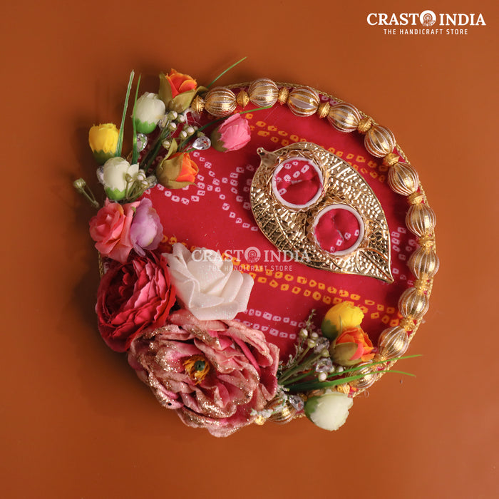 CRASTO INDIA HANDCRAFTED FESTIVE ENGAGEMENT RING PLATTER #4