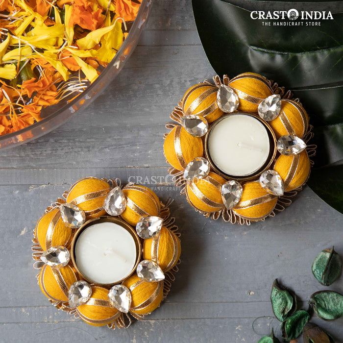 CRASTO INDIA HANDCRAFTED FESTIVE DIYA #21 (PAIR)