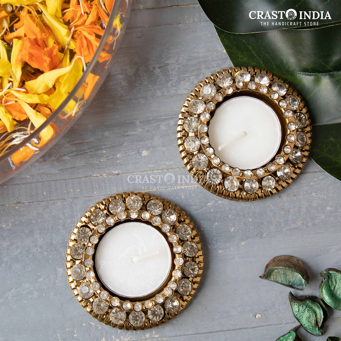 CRASTO INDIA HANDCRAFTED FESTIVE DIYA #19 (PAIR)