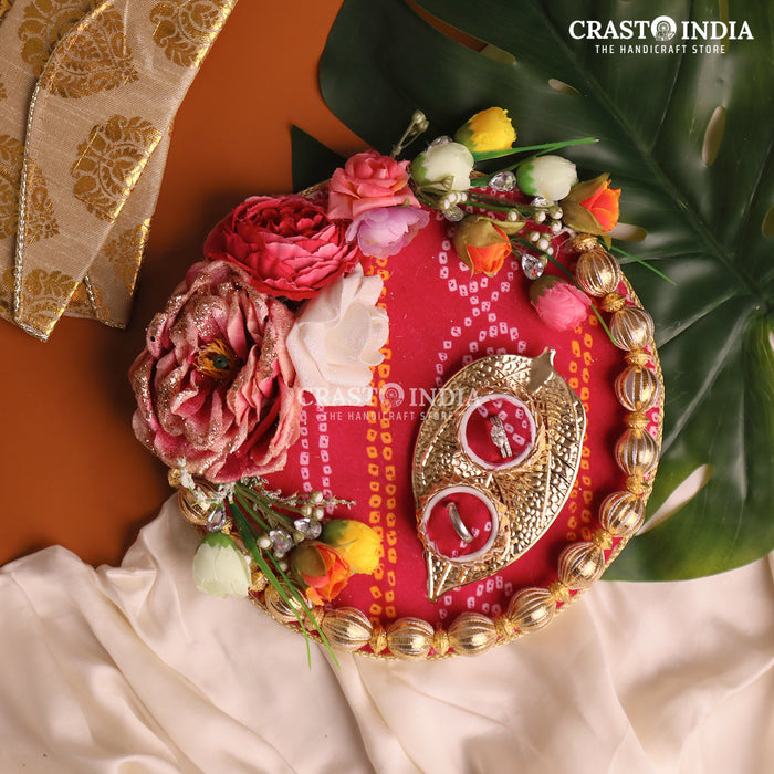 CRASTO INDIA HANDCRAFTED FESTIVE ENGAGEMENT RING PLATTER #4