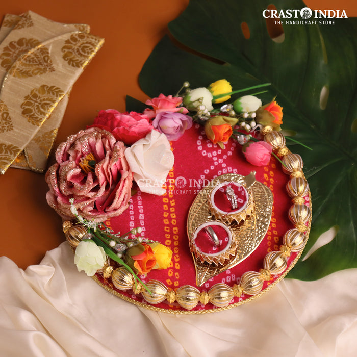 CRASTO INDIA HANDCRAFTED FESTIVE ENGAGEMENT RING PLATTER #4