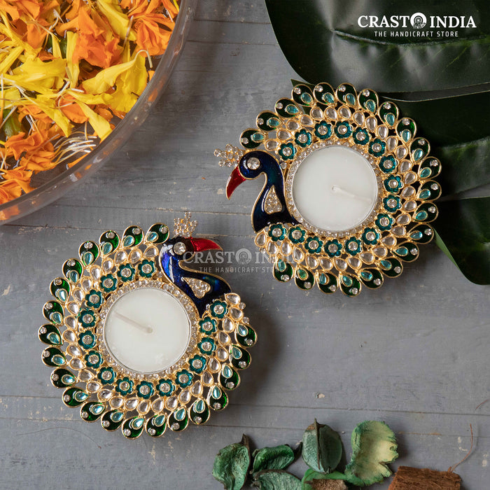 CRASTO INDIA HANDCRAFTED FESTIVE DIYA #12 (PAIR)