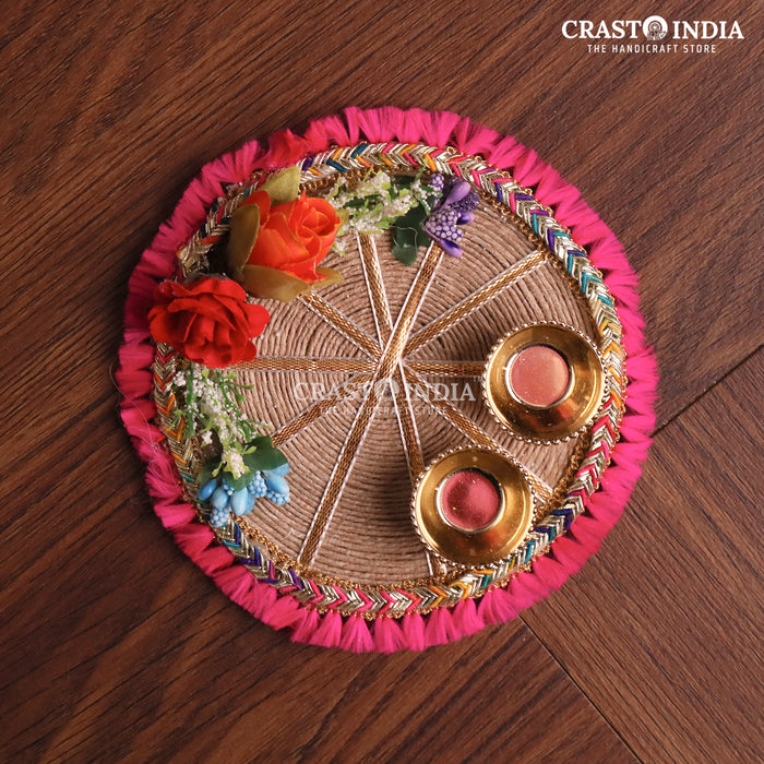 CRASTO INDIA HANDCRAFTED FESTIVE POOJA THALI #16