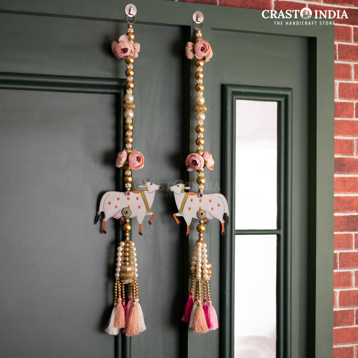 CRASTO INDIA HANDCRAFTED FESTIVE SIDE-HANGINGS #5 (PAIR)