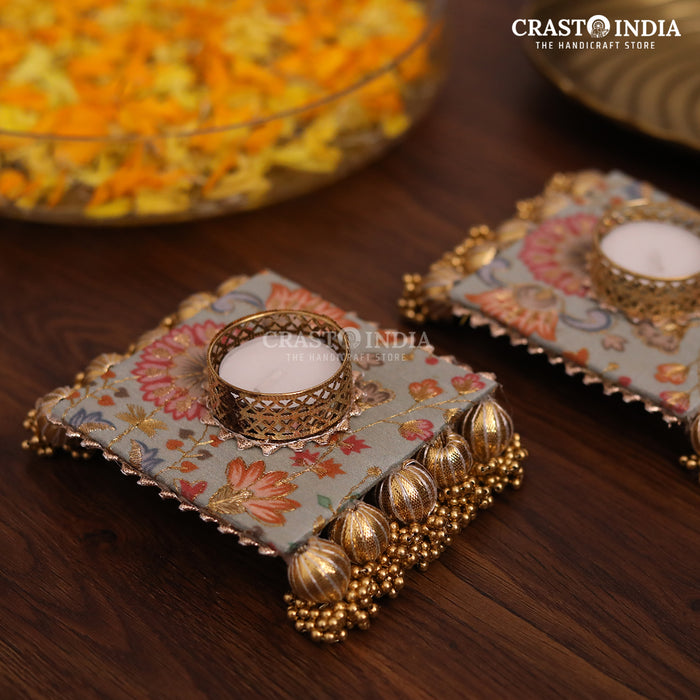 CRASTO INDIA HANDCRAFTED FESTIVE DIYA #33 (PAIR)