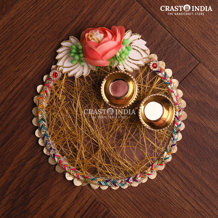 CRASTO INDIA HANDCRAFTED FESTIVE POOJA THALI #15