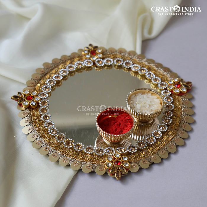 CRASTO INDIA HANDCRAFTED FESTIVE POOJA THALI #2