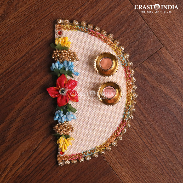 CRASTO INDIA HANDCRAFTED FESTIVE POOJA THALI #17