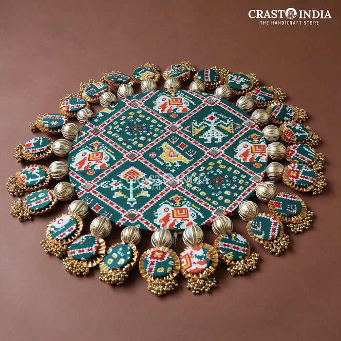 CRASTO INDIA HANDCRAFTED FESTIVE RANGOLI #25 - REVERSIBLE BIG (1 PC)