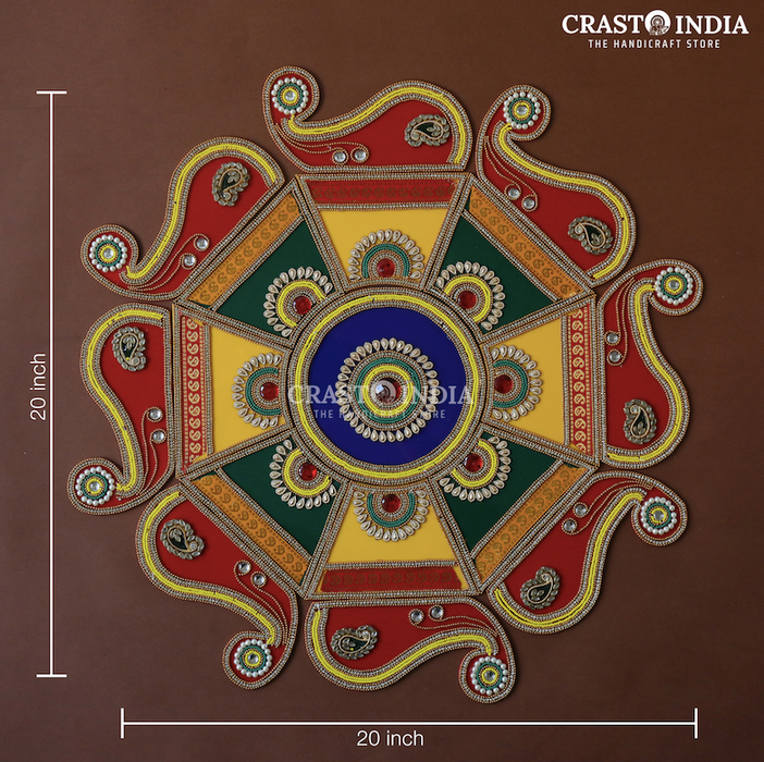 CRASTO INDIA HANDCRAFTED FESTIVE RANGOLI #6