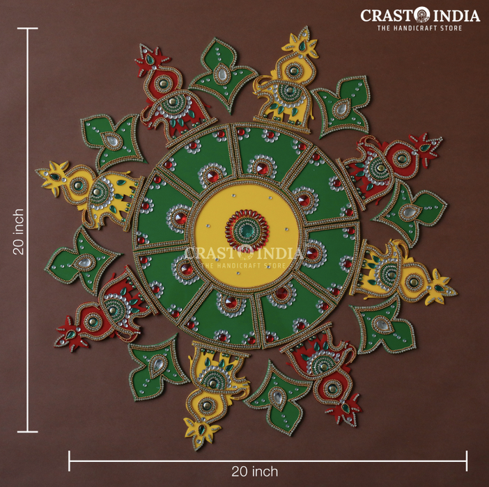 CRASTO INDIA HANDCRAFTED FESTIVE RANGOLI #10