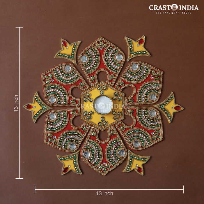 CRASTO INDIA HANDCRAFTED FESTIVE RANGOLI #11