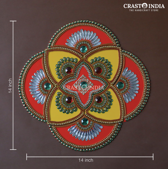 CRASTO INDIA HANDCRAFTED FESTIVE RANGOLI #4